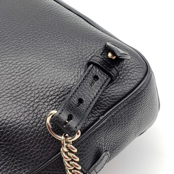 100% Authentic Gucci GG Marmont Black Backpack Bag - Picture 7 of 13